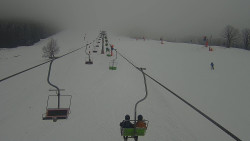 Lanovka - pohled nahoru