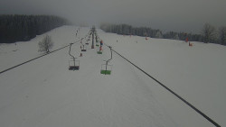 Lanovka - pohled nahoru