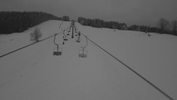 Lanovka - pohled nahoru