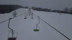Lanovka - pohled nahoru