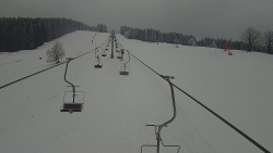 Lanovka - pohled nahoru