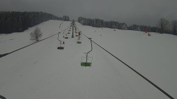 Lanovka - pohled nahoru