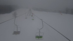 Lanovka - pohled nahoru