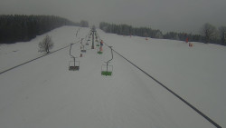 Lanovka - pohled nahoru