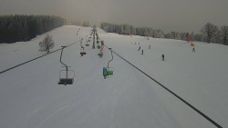 Lanovka - pohled nahoru