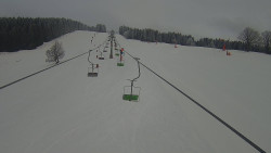 Lanovka - pohled nahoru