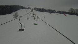 Lanovka - pohled nahoru