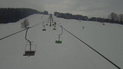 Lanovka - pohled nahoru