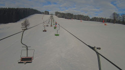 Lanovka - pohled nahoru