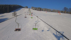 Lanovka - pohled nahoru