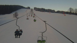 Lanovka - pohled nahoru