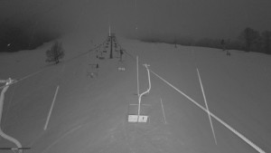 Snow park Paprsek - Lanovka - pohled nahoru - 2.2.2026 v 00:00