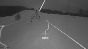 Snow park Paprsek - Lanovka - pohled nahoru - 2.2.2026 v 03:00