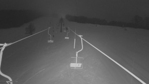 Snow park Paprsek - Lanovka - pohled nahoru - 2.2.2026 v 06:00