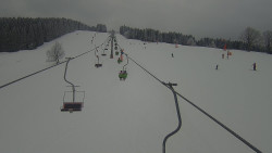 Lanovka - pohled nahoru