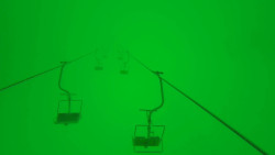 Lanovka - pohled nahoru