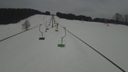 Lanovka - pohled nahoru