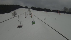 Lanovka - pohled nahoru