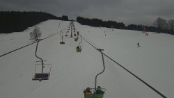 Lanovka - pohled nahoru