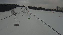 Lanovka - pohled nahoru