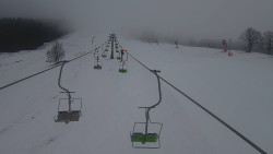 Lanovka - pohled nahoru