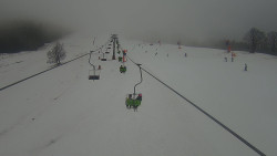 Lanovka - pohled nahoru