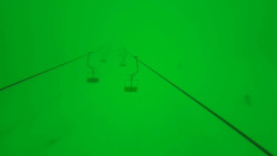 Lanovka - pohled nahoru