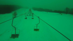 Lanovka - pohled nahoru