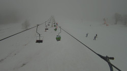 Lanovka - pohled nahoru