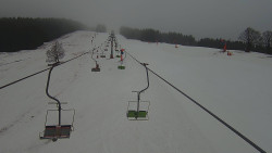 Lanovka - pohled nahoru