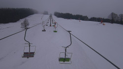 Lanovka - pohled nahoru