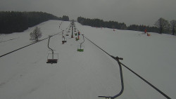 Lanovka - pohled nahoru