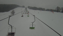 Lanovka - pohled nahoru