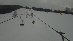 Lanovka - pohled nahoru