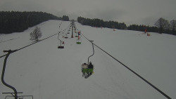 Lanovka - pohled nahoru