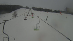 Lanovka - pohled nahoru