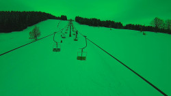 Lanovka - pohled nahoru