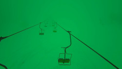 Lanovka - pohled nahoru