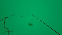 Lanovka - pohled nahoru