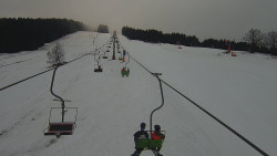 Lanovka - pohled nahoru