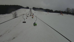 Lanovka - pohled nahoru