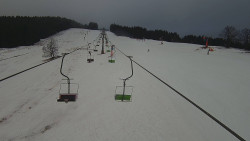 Lanovka - pohled nahoru