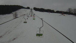 Lanovka - pohled nahoru