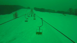 Lanovka - pohled nahoru