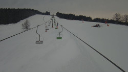 Lanovka - pohled nahoru