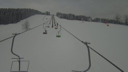 Lanovka - pohled nahoru