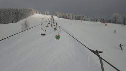 Lanovka - pohled nahoru