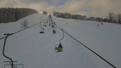 Lanovka - pohled nahoru