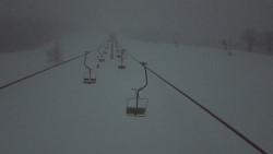 Lanovka - pohled nahoru