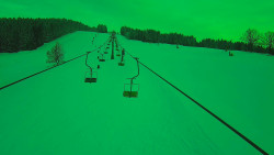 Lanovka - pohled nahoru